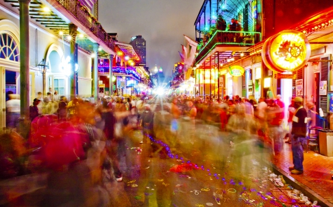 Mardi Gras 2012 by Alan Zakem | This image was created using multiple exposure photography. It is available as a pigment based prin Mardi Gras 2012